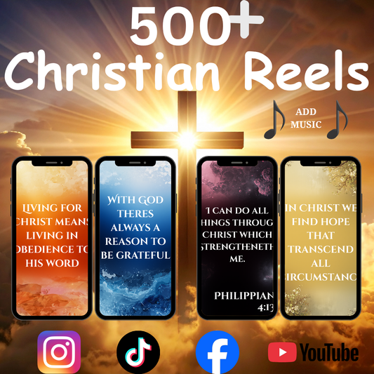 500 Plus Christian Video Social Media Reels
