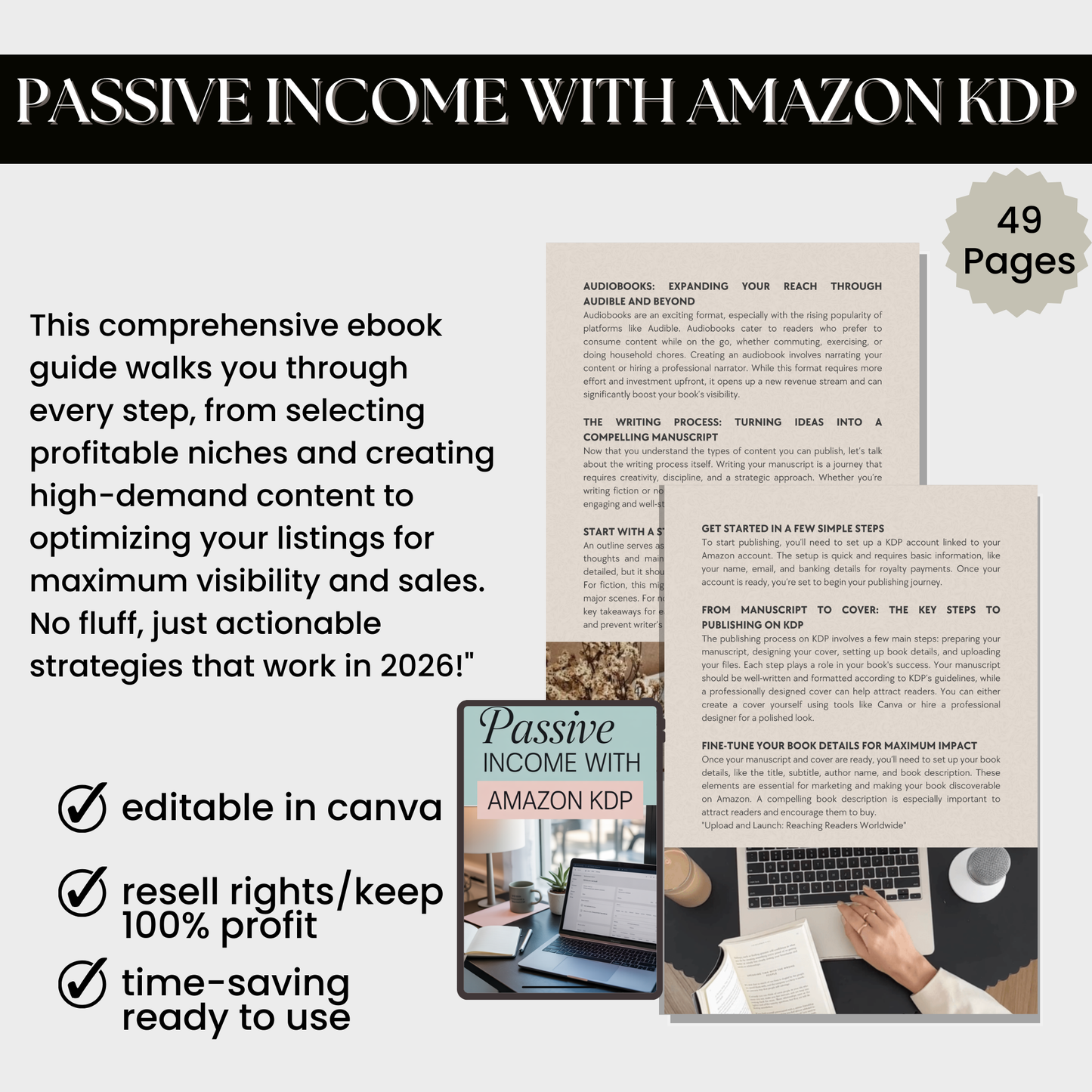 Earn Passive Income with Amazon KDP