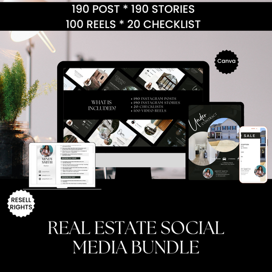 Real Estate Bundle - Complete Social Media Business Kit