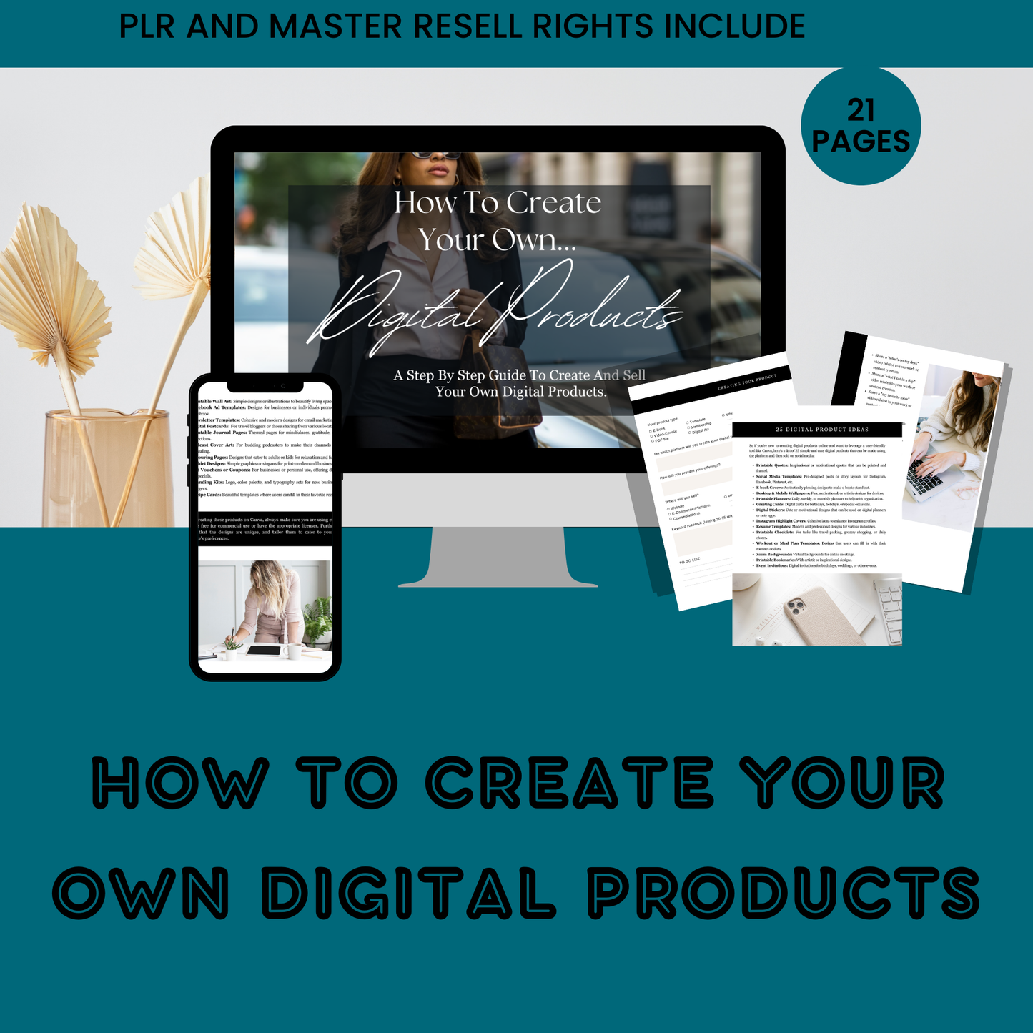 How to Create Your Own Digital Products: A Beginner’s Guide to Building Digital Revenue from Scratch