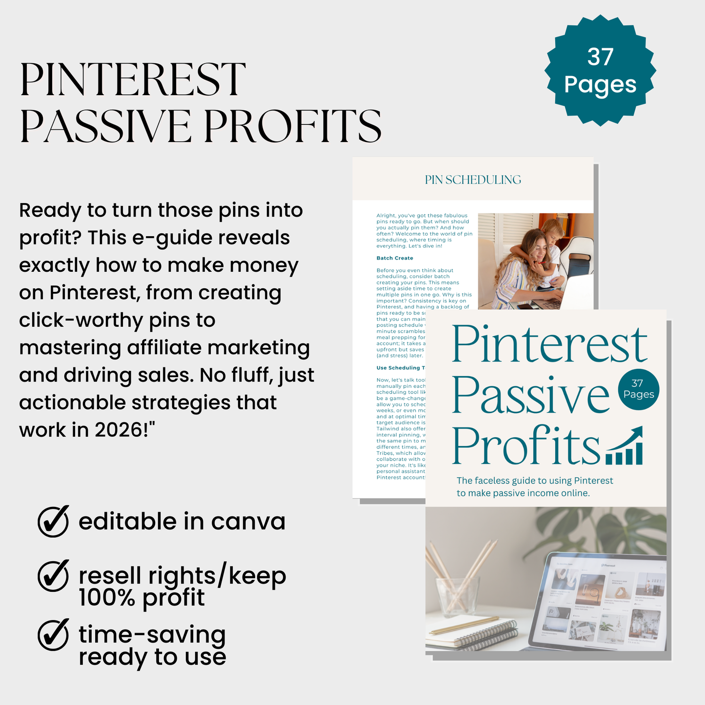 Pinterest Passive Profits:   A Practical Guide to Automating Revenue